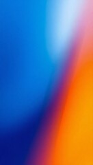 Abstract pixelated gradient of blue orange and pink colors