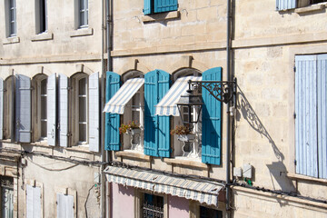 House facade in Arles, Provence-Alpes-C&ocirc;te d'Azur, France