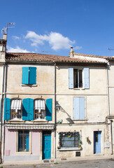 House facade in Arles, Provence-Alpes-C&ocirc;te d'Azur, France