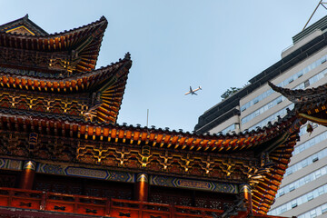 Naklejka premium Chongqing China Cityscape