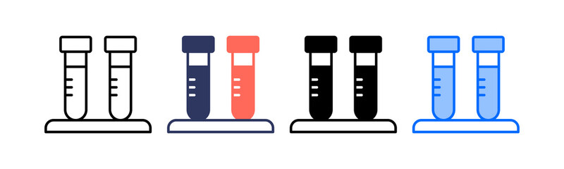 Test Tube multiple icon