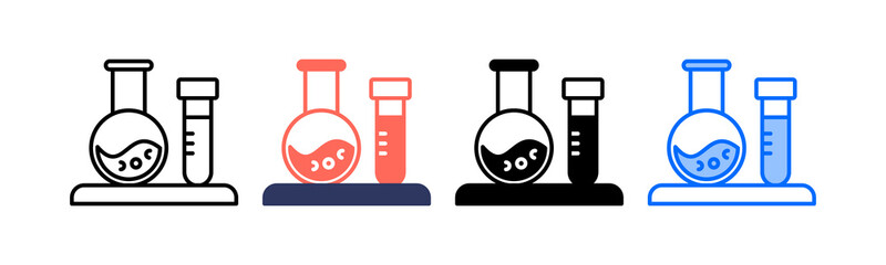 Chemistry multiple icon