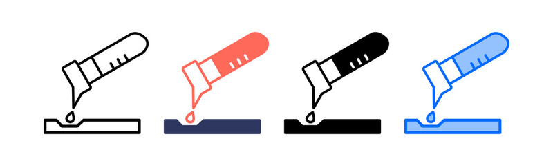 Corrosive multiple icon