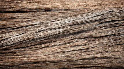 Fototapeta premium Aged wooden surface with natural grain patterns, showcasing rustic warmth and macro detail. 