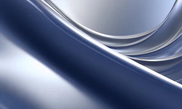 Abstract blue and silver background with flowing wave patterns and subtle light effects creating a modern and elegant visual texture for design