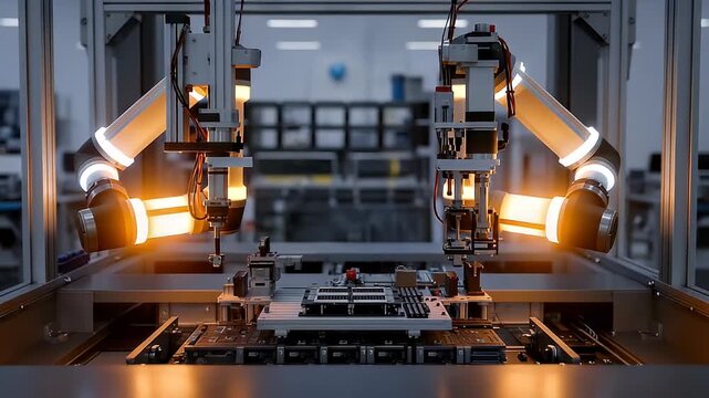 Abstract energy beams intersecting on dark background with glowing light