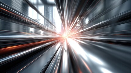 Futuristic Abstract Technology Design with Sleek Modern Lines