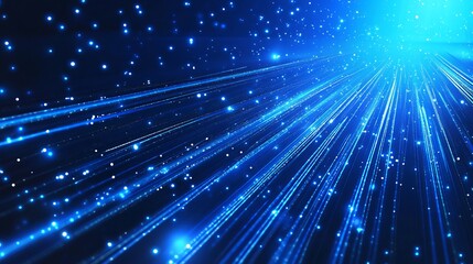 Stunning blue abstract lines radiate energy, creating a dynamic and modern backdrop for technology, innovation, and forward-thinking concepts