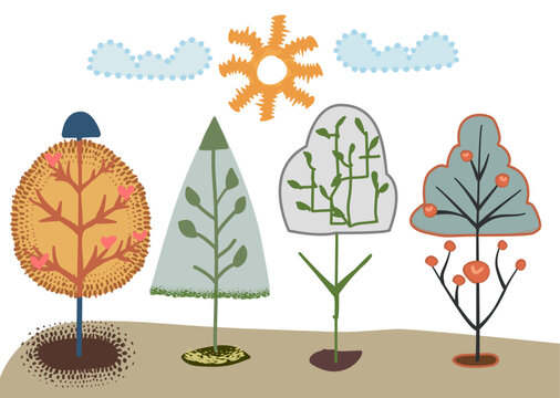 set of trees