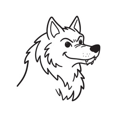  Cute Werewolf Outline for Creative Halloween Coloring and Drawing Fun.