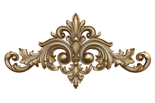 antique gold ornament