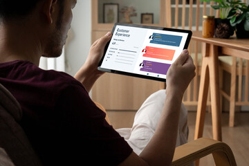 Customer experience and review analysis by modish computer software for corporate business