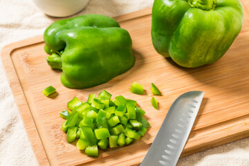 Organic Diced Green Bell Peppers