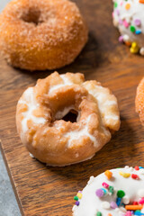 Homemade Sweet Mini Gourmet Donuts