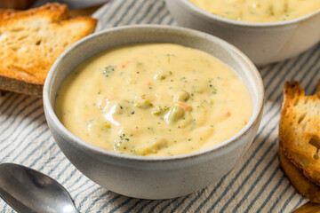 Hearty Homemade Broccoli Cheddar Soup