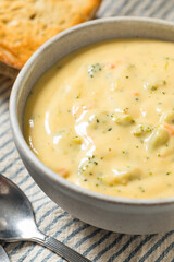 Hearty Homemade Broccoli Cheddar Soup