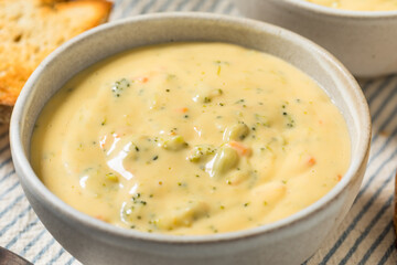 Hearty Homemade Broccoli Cheddar Soup