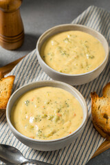 Hearty Homemade Broccoli Cheddar Soup