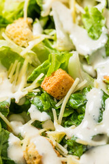 Healthy Homemade Caesar Salad