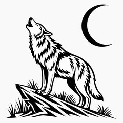 wolf vector illustration
