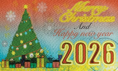Joyful Christmas and Sparkling New Year 