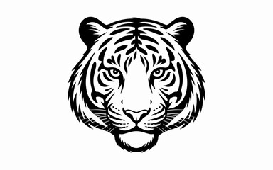 tiger head vector