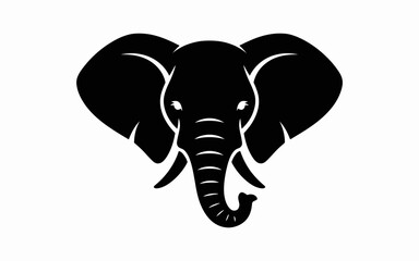 elephant head vector