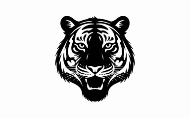 tiger head vector