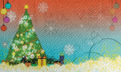 Joyful Christmas and Sparkling New Year 