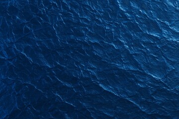 Naklejka premium Blue Metallic Foil Texture Background