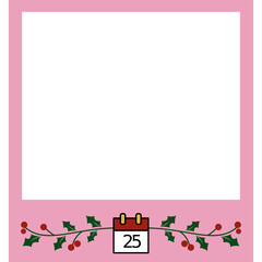 Cute Polaroid Christmas Frame