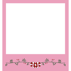 Cute Polaroid Christmas Frame
