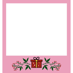 Cute Polaroid Christmas Frame