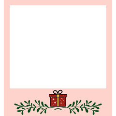Cute Polaroid Christmas Frame