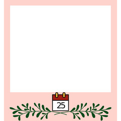 Cute Polaroid Christmas Frame