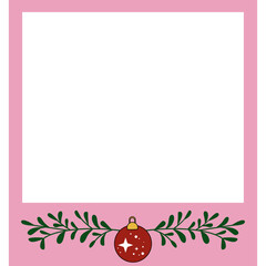 Cute Polaroid Christmas Frame