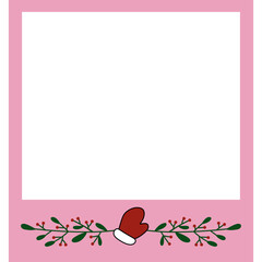 Cute Polaroid Christmas Frame