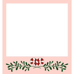 Cute Polaroid Christmas Frame