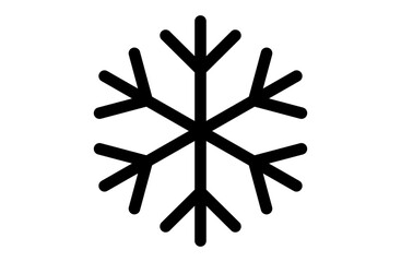 雪のシンプルなベクターアイコン