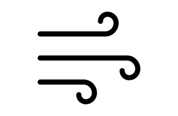 風のシンプルなベクターアイコン