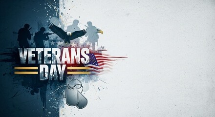 Honoring American Heroes Veterans Day Remembrance Eagle Military Support November 11th Thank You