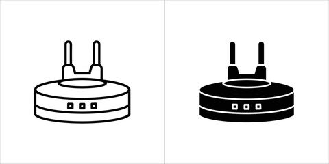 Wireless router with antennas