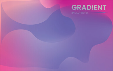 Vibrant Abstract Gradient Texture with Fluid Shapes
