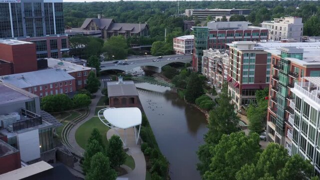 Aerial Video of Greenville, SC