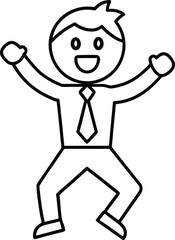 Happy Office Scenes Transparent Background