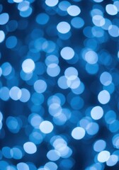 Abstract Blue Bokeh Lights