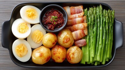 grilled chicken with vegetables