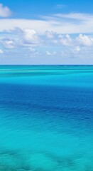 Obraz premium Two-Tone Ocean and Blue Sky