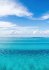 Fototapeta premium Two-Tone Ocean and Blue Sky