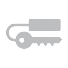Key and keychain icon
